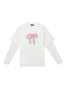 Футболка с принтом Tout A Coup, белый