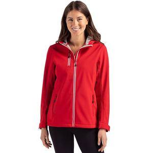 Женская куртка-софтшелл с капюшоном на молнии Telemark Stretch Clique, Red