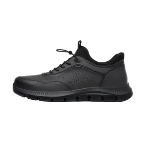 EDENBO Мужские повседневные туфли низкие черные - черно-серые, цвет Black Gray