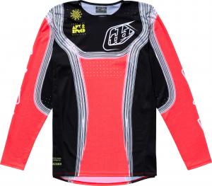 Мотокроссовая майка Troy Lee Designs se pro stripes, Red/Black