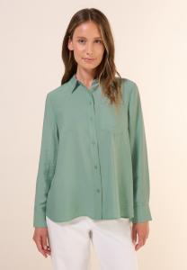 Блузка на пуговицах MIT STRUKTUR Cecil, зеленый