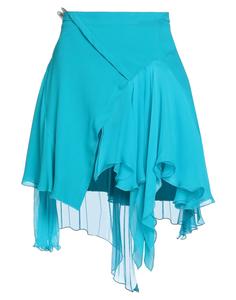 Мини-юбки Versace, бирюзовый