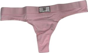 Трусики-стринги Victoria's Secret Shine Patch из хлопка, цвет розовый, новые, Pink