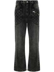 ISABEL MARANT широкие джинсы Cassandre с завышенной талией, серый