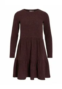 Платье-Свитер vielita langärmeliges Vila, Weinrot