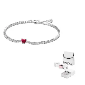 Pandora Серебряный браслет 925 пробы для женщин Silver