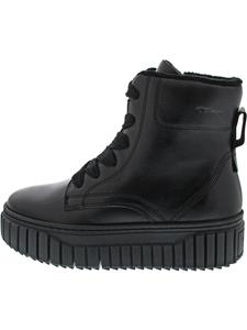 Tamaris Черные ботинки на шнуровке