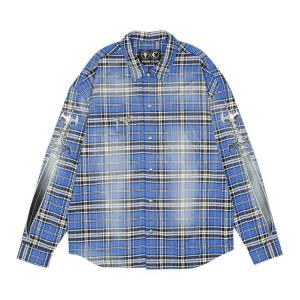 Рубашка Thug Club Arab Sword Flannel Shirt, Blue