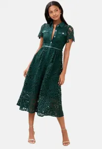 Платье-Рубашка премиум-класса, укороченный крой Lipsy, Teal Blue