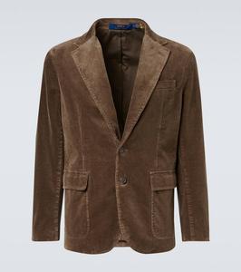 Хлопковый вельветовый блейзер Polo Ralph Lauren, Montana Brown
