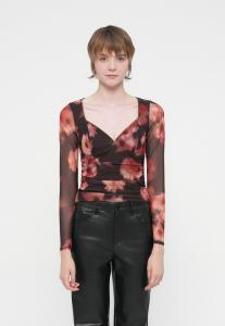 Топ Abercrombie & Fitch PRINTED ZOE , Bordeaux