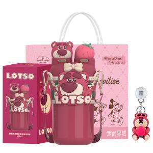 Кружка Lotso Zootopia Judy, Nick, практичная и универсальная, симпатичная и красивая, из нержавеющей стали 316 Disney, красный lotso insulated cup[charm+shopping bag]