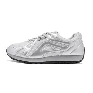 Женские повседневные туфли с низким верхом, увеличивающие рост, устойчивые к истиранию, серебристо-серые DEERWAY, Silver Gray