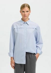 Блуза Selected LANGARM, Cashmere Blue/Light Blue