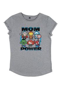 Футболка с принтом Marvel, цвет Mottled Light Grey