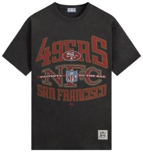 Футболка Kith For The NFL San Francisco 49ers XXL Vintage Jones Tee, черный