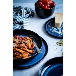 Сервиз NIARA, из каменной керамики, набор посуды Mäser, черный/синий