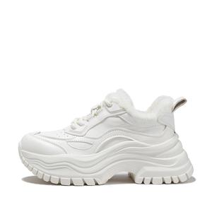 Женские термокроссовки с низким верхом и массивной подошвой BELLALILY, Ecru