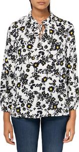 Женская спортивная блузка с длинным рукавом Tommy Hilfiger с завязкой, Ivory Multi