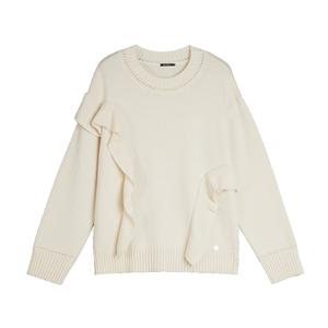 ELLE Свитер женский Ecru с круглым вырезом Moderate Others
