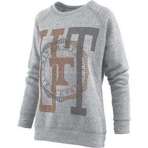 Женский пуловер с капюшоном Pressbox Heather Grey Tennessee Volunteers Knobi реглан, цвет Ten Grey