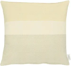 АПЕЛЬТ декоративная подушка "Вискоза", чехол на подушку с наполнителем, 1 шт APELT 48х48 см, цвет natur + gemustert