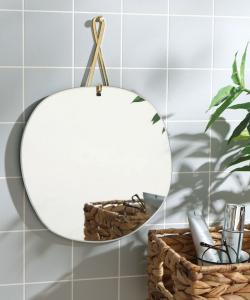 Латунное настенное зеркало в цвету S