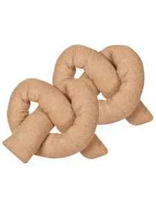 Декоративная подушка Beliani 2 tlg Deko GLADIOLUS, коричневый