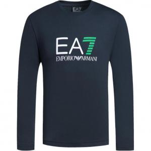 EMPORIO ARMANI Футболка EA7 SS23 мужская marine blue