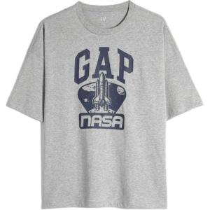 Футболка мужская X NASA Co branded Series GAP, светло-серый