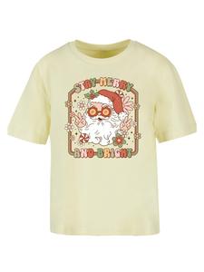 Футболка F4NT4STIC Tee Stay Merry And Bright Hippie Santa, цвет softyellow