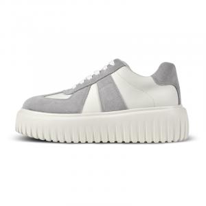 ROCKPORT Низкие женские кроссовки для скейтбординга серо-белого цвета