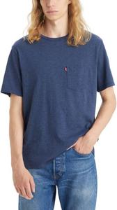 Мужская футболка Levi's с коротким рукавом и классическим карманом (доступна в большом размере), (New) Dress Blues Heather