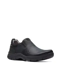 Мужские кожаные слипоны Walpath Step Clarks, черный
