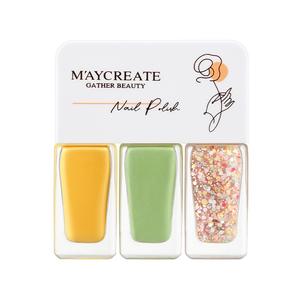 Jianmeichuangyan лак для ногтей без сушки 3 флакона M'AYCREATE