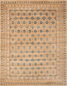 Ковер SAFAVIEH, 305 x 427 см, Marrakech Collection, бежевый и светло-голубой, ручной работы из традиционной шерсти, идеально подходит для помещений с высокой проходимостью в гостиной, спальне (MRK124A)