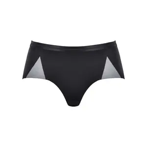 Трусики Naturana со вставками из тюля, черный