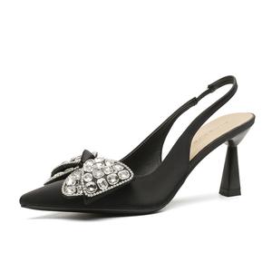 Varib Конусные каблуки женские высотой 7,5 см - черные, цвет Black