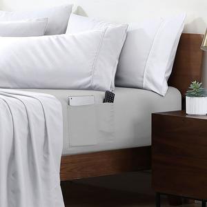 Простыня на подкладке с 2 карманами Swift Home Smart Storage, цвет Light Gray