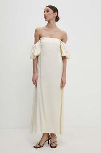 Платье Answear Lab, бежевый