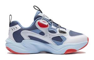 Футболка Mind 7 Абразивоустойчивые низкие детские беговые кроссовки синий красный FILA KIDS