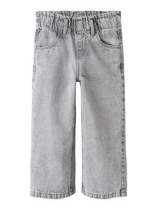 Джинсы из светло-серого денима name it