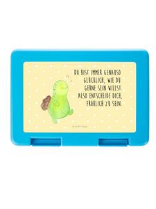 Mr. & Mrs. Panda Набор для бенто «Черепаха» с свистком и надписью, выполненный в пастельно-желтых тонах