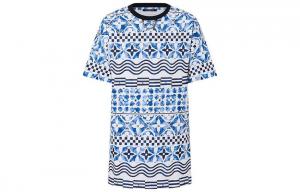 LOUIS VUITTON Женское платье с короткими рукавами и шортами, цвет Blue