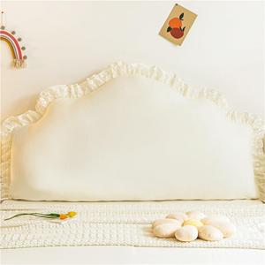 Hveqohls Подушка для изголовья кровати бежевая Beige