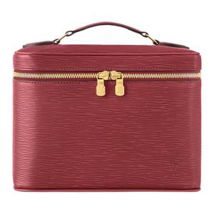 LOUIS VUITTON Стильная косметичка из кожи с тиснением