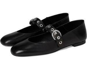 Балетки Stuart Weitzman Supermoto Mary Jane, черный