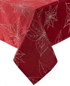 Скатерть с рельефным плетением, 152 x 259 см Laura Ashley, Poinsettia