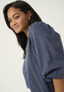 Блуза JOLANA Kaffe Curve, темно-синий