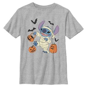 Футболка с принтом Boys 8-20 's stitch trick or treating Disney